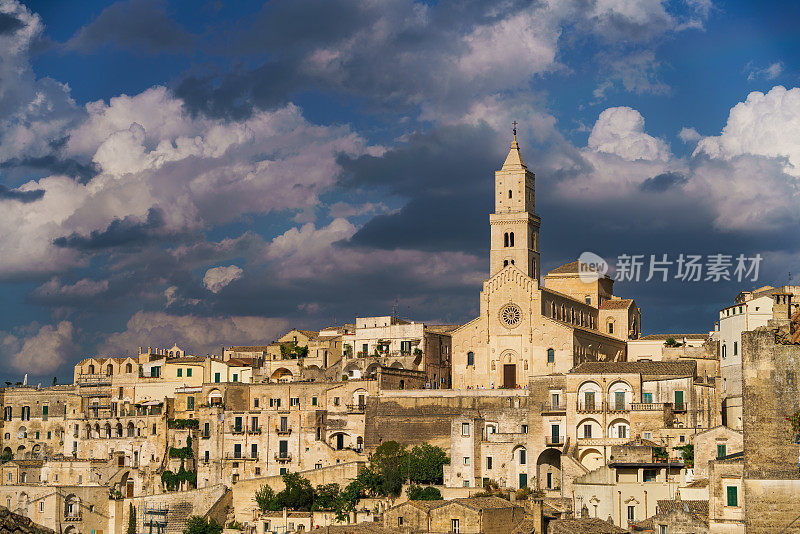 Matera / Italy /古城/大教堂的Matera / Sassi